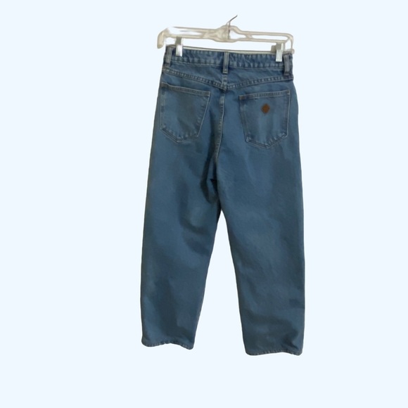 ABRAND A Venice Straight Cropped Capri Blue Jeans woman’s Size 27 - Picture 2 of 7